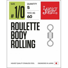 Вертлюжки Lucky John Roulette Body Rolling
